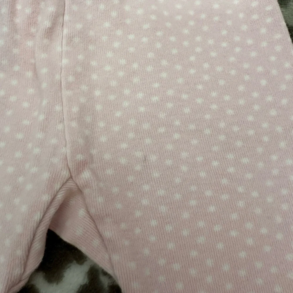 Y2K Gymboree Polka Dot Leggings in Pink Size Infant 6-12 months